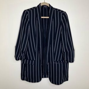 Express Boyfriend Blazer Pinstripe size L